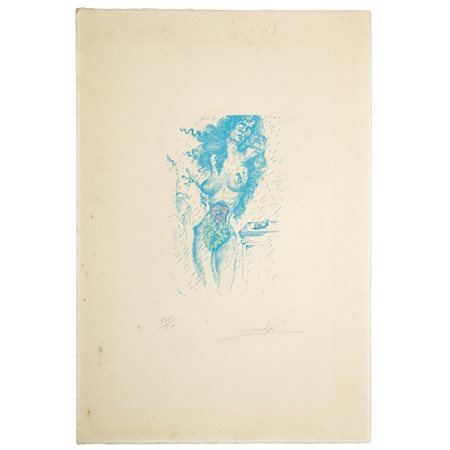 Salvador  Dalì (Figueres  11 maggio 1904 - Figueres 23 gennaio 1989)  - La modella impossibile, 20° secolo