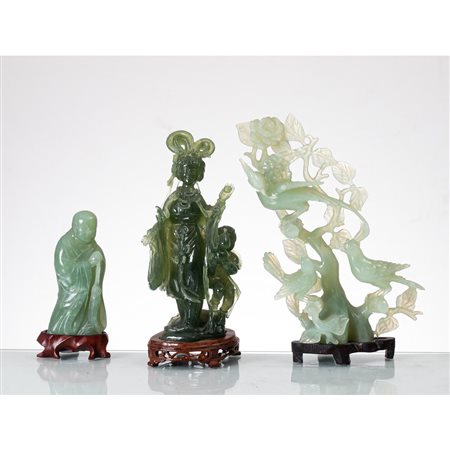 MANIFATTURA CINESE DEL XX SECOLO, Tre sculture