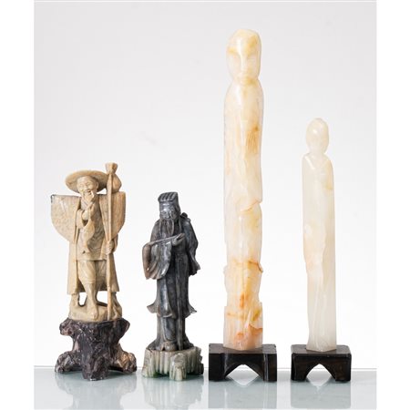 MANIFATTURA ORIENTALE DEL XX SECOLO, Quattro sculture