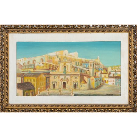 SALVATORE AMOROSO, Olio su masonite