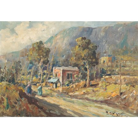 PITTORE DEL XIX/XX SECOLO, Olio su tela