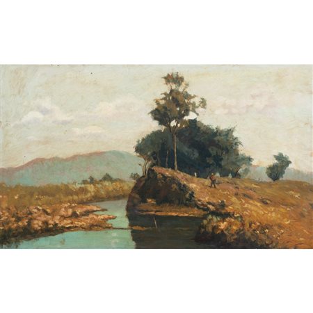 PITTORE DEL XX SECOLO, Olio su tavoletta