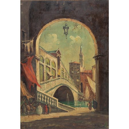 PITTORE DEL XX SECOLO, Olio su tavola
