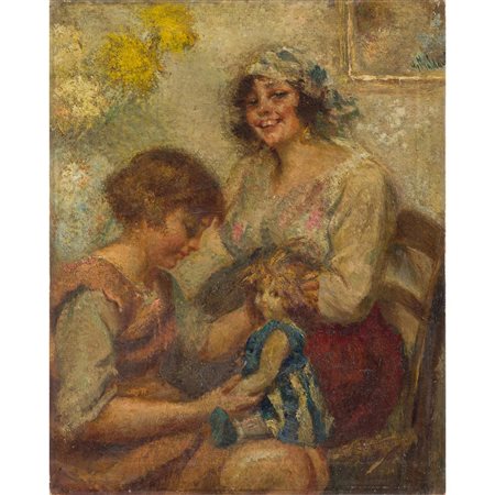 GIUSEPPE MALDARELLI, Olio su tela