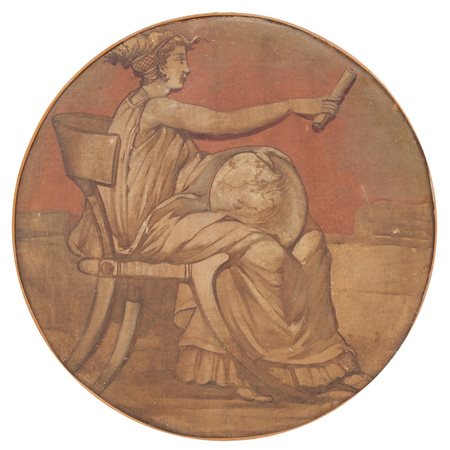 PITT. ITALIANO XX SEC., Tecnica mista tela applicata tavoletta