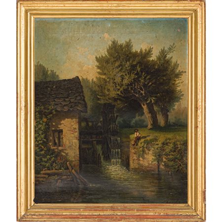SATURNINO SALA, Olio su tela