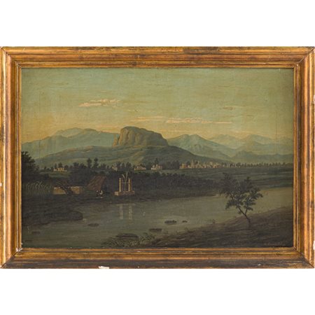 M. CARUSO LANZA, Olio su tela