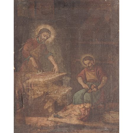 PITTORE SICILIANO DEGLI INIZI DEL XIX SECOLO, Olio su tela