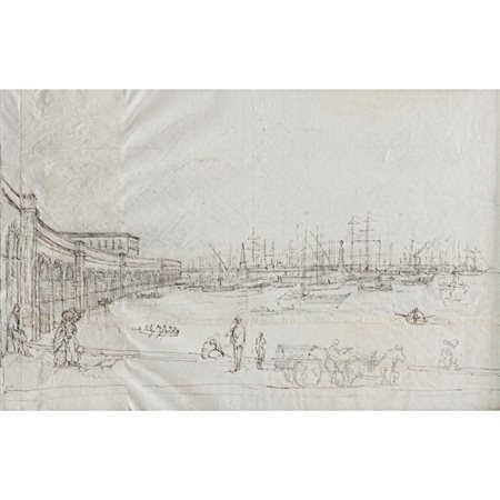 PITTORE SICILIANO DEL XIX SECOLO, Due disegni