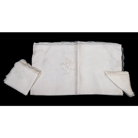 TOVAGLIA con tovaglioli e sottotovaglia