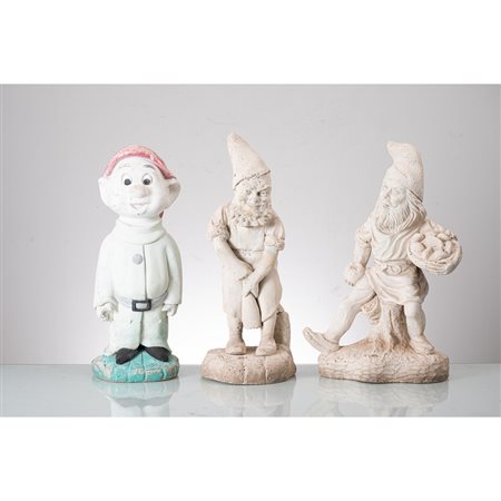 MANIFATTURA DELLA SECONDA METÀ DEL XX SECOLO, Tre sculture