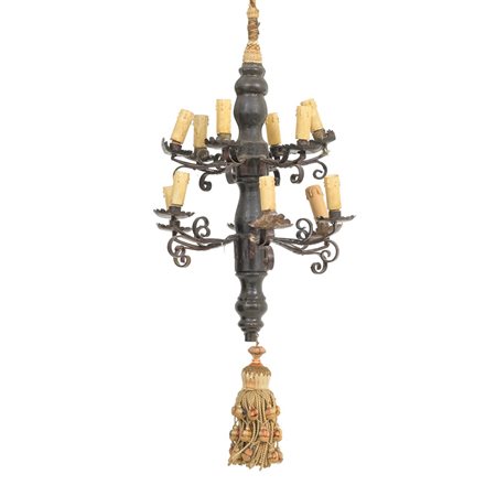 MANIFATTURA SICILIANA DEL XX SECOLO, Lampadario