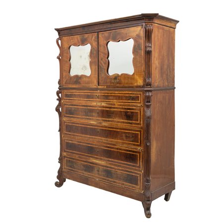 MANIFATTURA SICILIANA DEL XIX SECOLO, Chiffonier