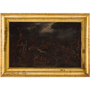 PITTORE NAPOLETANO DEL XVII SECOLO, Olio su tela