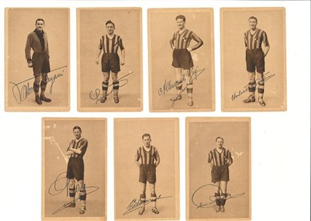F.C. Internazionale. Set cartoline A.S. Ambrosiana stagione 1929/1930 composta