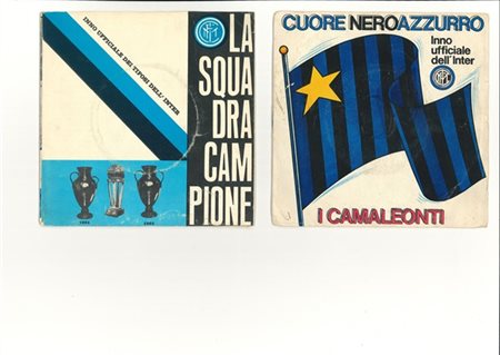 F.C. Internazionale. Lotto 4 dischi Fc Internazionale anni 60/70 così composto