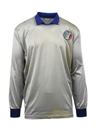 Walter ZENGA. Maglia Nr.1 Squadra Nazionale Italiana indossata durante l'incont