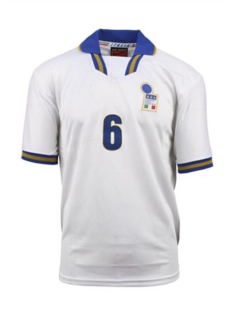 Alessandro COSTACURTA. Maglia nr.6 della Squadra Nazionale Italiana preparata p