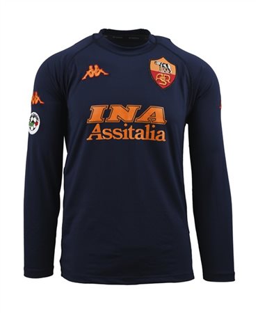 Marco DELVECCHIO. Maglia nr.24 AS Roma preparata per la stagione 2000/2001 del