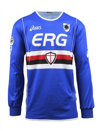 Francesco FLACHI. Maglia nr.10 UC Sampdoria preparata per la stagione 2002/2003