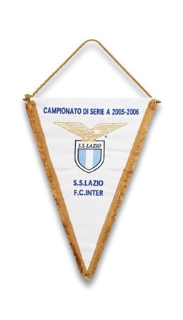 S.S. Lazio - F.C. Inter. Gagliardetto ufficiale per l'incontro dell'undicesima