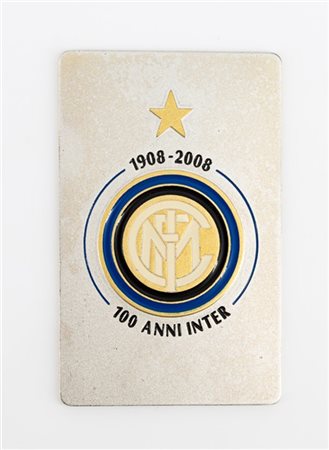 Lingotto in argento F.C. Internazionale. Lingotto commemorativo 100 anni della