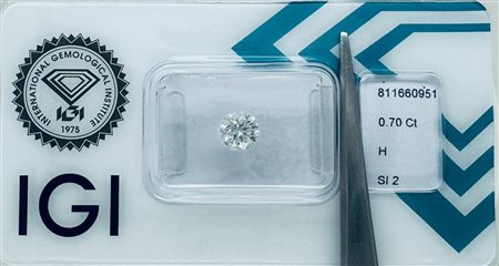 DIAMANTE 0.70 CT H - SI2 IGI - C60708-34