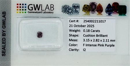 DIAMANTE 0.13 CT FI - PLP - I1 IGI - F40801-29-1