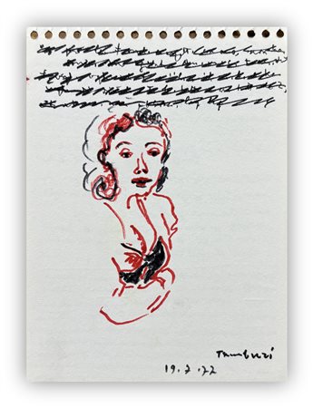 ORFEO TAMBURI (1910-1994) - Senza Titolo, 1977
