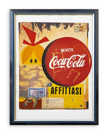 MIMMO ROTELLA (1918-2006) - Senza Titolo