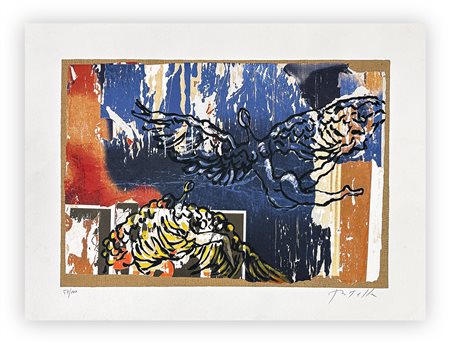 MIMMO ROTELLA (1918-2006) - L'Angelo cattivo