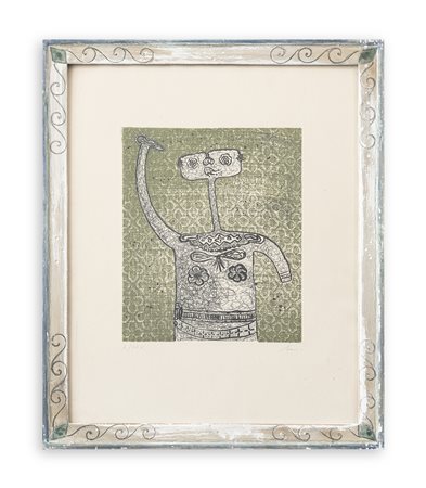 ENRICO BAJ (1924-2003) - Dama, 1966