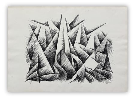 GERARDO DOTTORI (1884-1977) - Senza Titolo (Armonie di forme contrarie), 1969