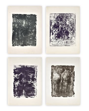 VASCO BENDINI (1922-2015) - Lotto unico di 4 litografie