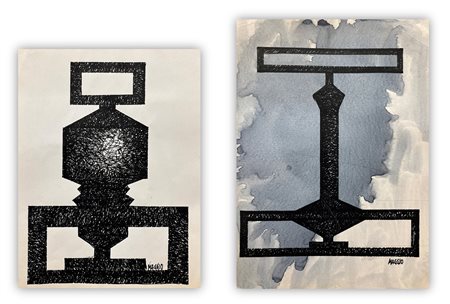 NINO MAGGIO (1924-2001) - Lotto unico di 2 opere