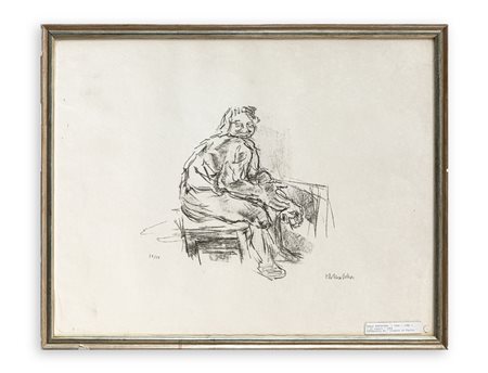 OSKAR KOKOSCHKA (1886-1980) - Il vasaio, 1963