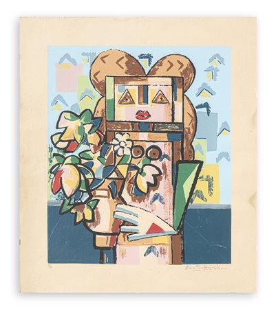 IBRAHIM KODRA (1918-2006) - Senza Titolo