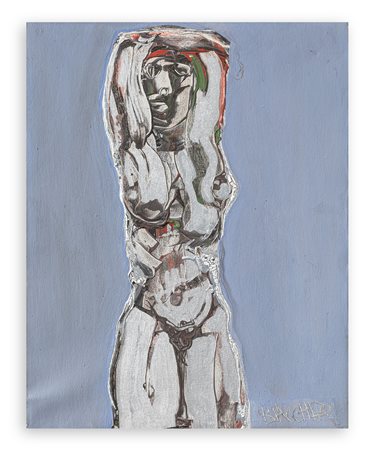 AUTORE INDECIFRATO - Nudo, 1972