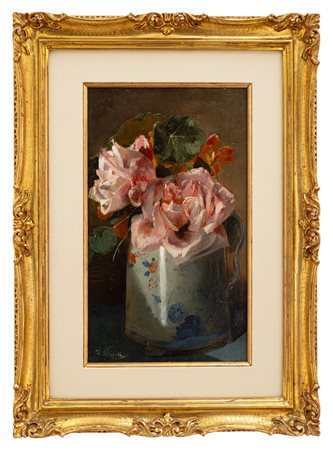 Luigi Scrosati - "Vaso di rose"