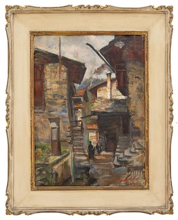 Donato Frisia - "Via di paese 1947"