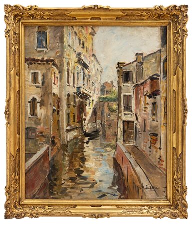 Giovanni Colombo Da Busnago - "Canale a Venezia"