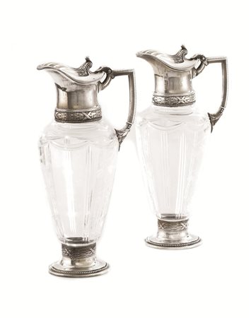 COPPIA DI VERSEUSES, PARIGI, FINE SECOLO XIX, ARGENTIERE J. GRAVIGNE&nbsp; in...