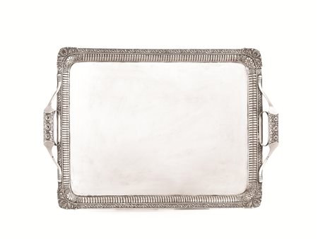GUANTIERA, MOSCA, 1830 in argento, di forma rettangolare, tesa sbalzata a...