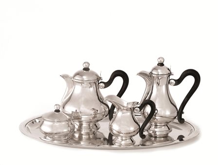 SERVITO DA T&Egrave; E CAFF&Egrave;, MILANO, MIRACOLI, SECOLO XXin argento...