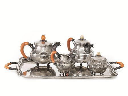 SERVITO DA T&Egrave; E CAFF&Egrave;,&nbsp;MET&Agrave; SECOLO XX&nbsp; in...