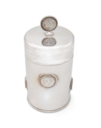  
Secchiello termico portaghiaccio con monete 
 cm 23x11,5 - gr. 860 ca.