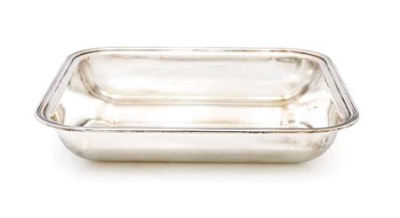  
Svuota tasche quadrato in argento 800 
 cm 23,5x23,5 - gr. 430