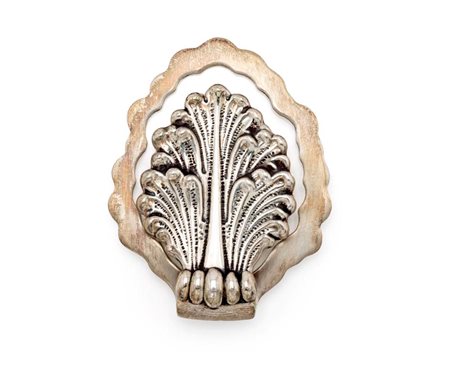  
Segnapagina con foglia in argento 
 cm 6,5x4,5 - gr. 34