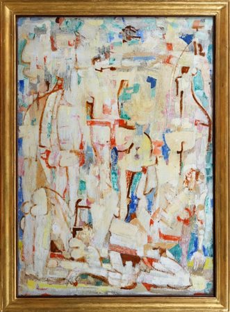 FAUSTO PIRANDELLO - Bagnanti nella luce, 1956