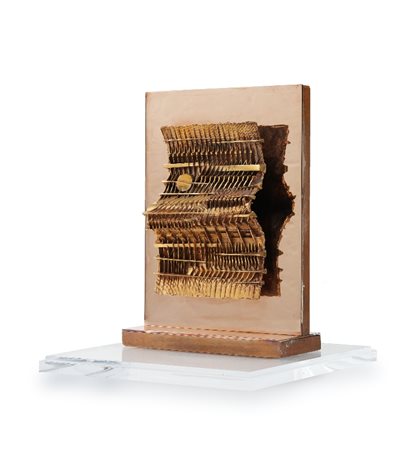 ARNALDO POMODORO - Foglio V, 1986